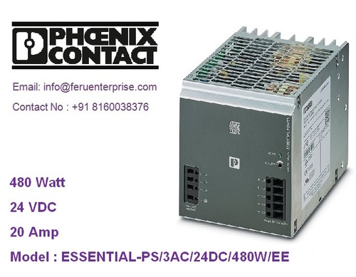 ESSENTIAL-PS3/AC/24DC/480W/EE PHOENIX CONTACT SMPS Power Supply