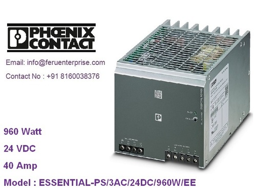 ESSENTIAL-PS3/AC/24DC/960W/EE PHOENIX CONTACT SMPS Power Supply