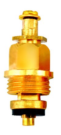 Brass Inner Fitting - 1/2 Inch Regular Size Tap Cartridge | Round Shape For Efficient Leak Repairs And Tap Functionality