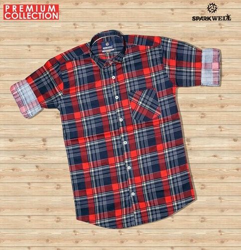 CHECKED SHIRT FOR MEN