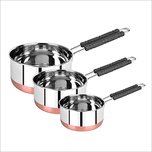 22 gm Stainless Steel Saucepan With Copper Bottom