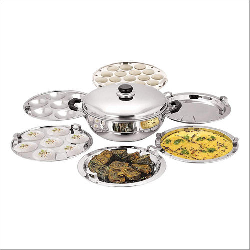 Stainless Steel Kadai Set