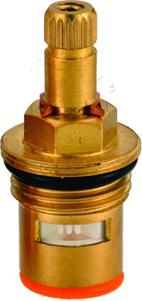 Brass Ceramic Disc Cartridge Quarter Turn 1/2-inch