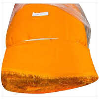 Light In Weight Orange Cotton Plain Poplin Fabric