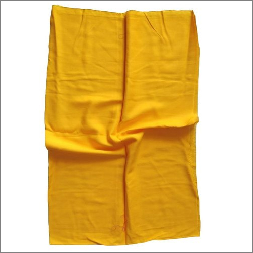 Ladies Yellow Plain Rayon Fabric