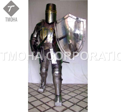 Medieval Full Suit of Knight Armor Suit Templar Armor Costumes Ancient Armor Suit Wearable  Medieval Knight Armor AS0063