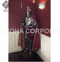 Medieval Full Suit of Knight Armor Suit Templar Armor Costumes Ancient Armor Suit Wearable Medieval Knight Armor AS0067