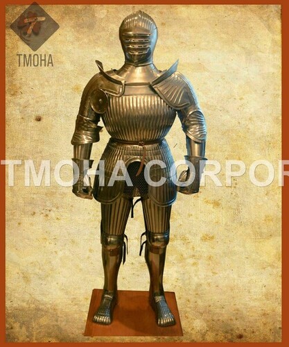 Medieval Full Suit of Knight Armor Suit Templar Armor Costumes Ancient Armor Suit Wearable  Maximilian Armor Suit AS0075