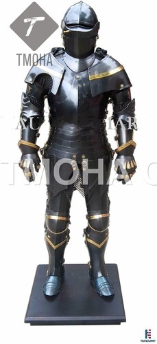 Medieval Full Suit of Knight Armor Suit Templar Armor Costumes Ancient Armor Suit Wearable  Gothic Full Armor Suit AS0082