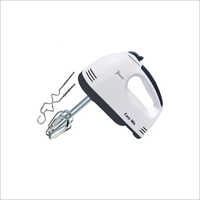 Hand Mixer Egg Beater - Abs Material, 256 Watt Electric Power Supply | Sleek White Design, High-performance Mixing