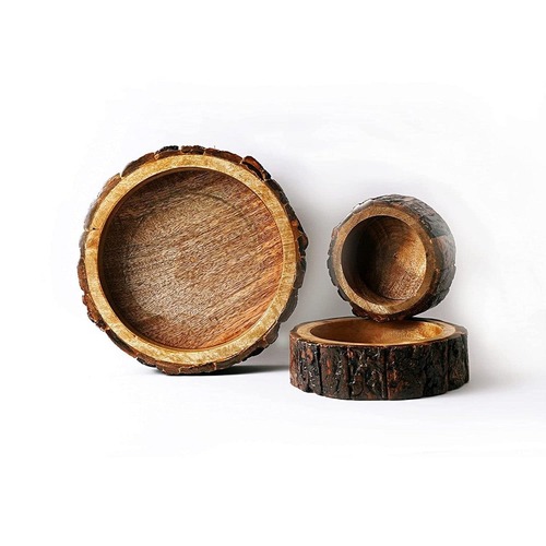 Natural mango wood bowl By ARMAN ART
