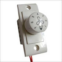 7 Step Electronic Fan Regulator - White & Brown | Commercial & Domestic Use, 220 Volt, 50 Hertz Frequency, Warranty Included