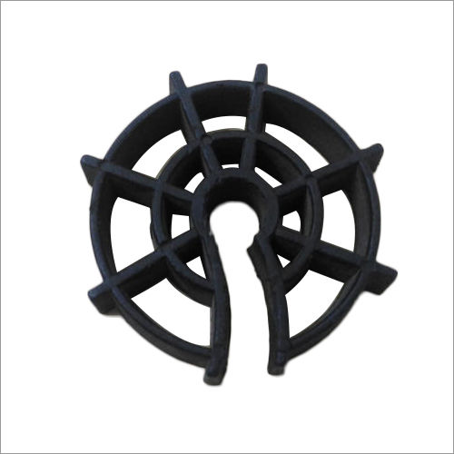 Black PVC Round Cover Block