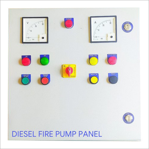 Diesel Engine Fire Pump Control Panel Base Material: Mild Steel