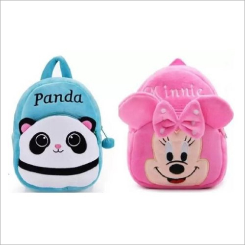 Soft Velvet Minnie And Panda Toy Bag