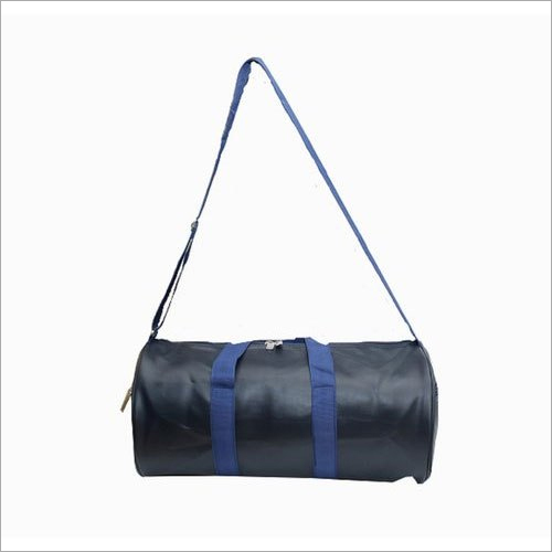 PU Leather Zipper Duffle Bag