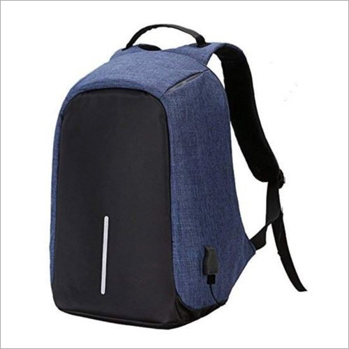 Polyester Plain Anti Theft Backpack