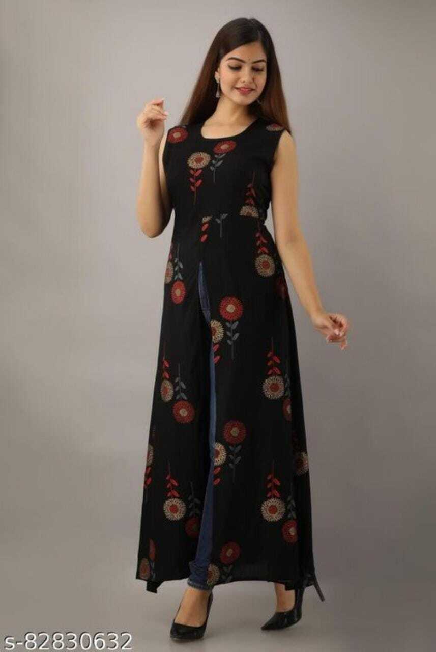 long and short gown