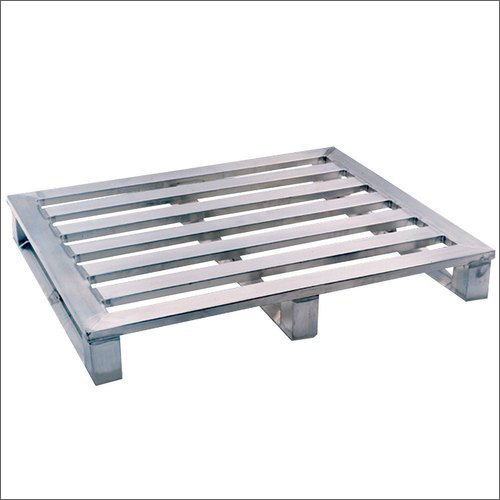 Silver Industrial Metal Pallets