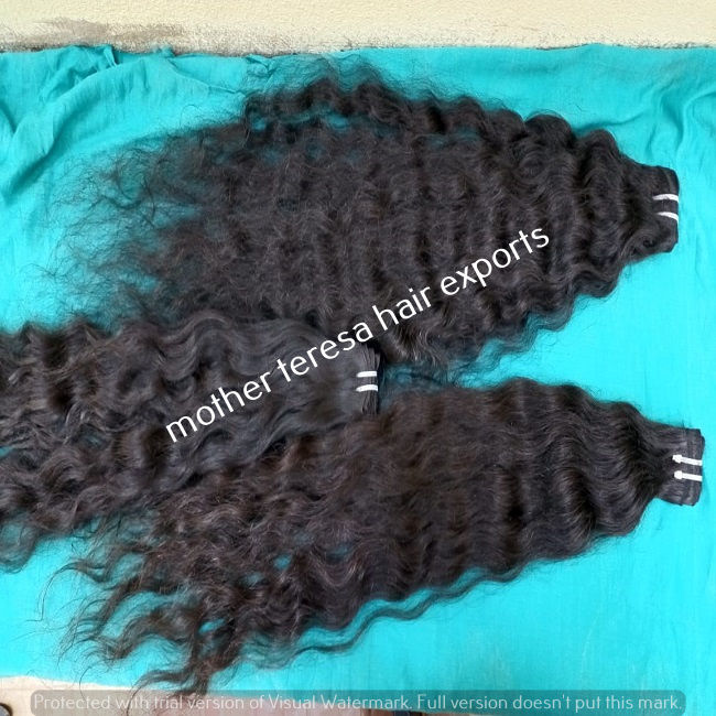 UNPROCESSED MACHINE WEFT STRAIGHT HAIR EXTENSIONS