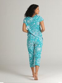 Evolove Printed and Placket Ladies Night Suits(Pajama Set)