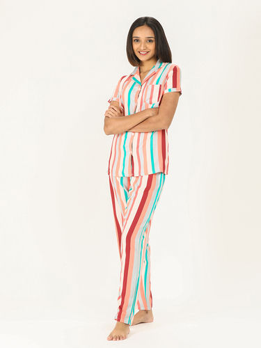 Womens  Button Pajama set