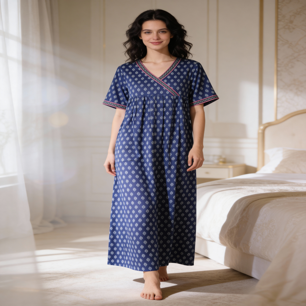 Cotton Gowns - Season: Rainy