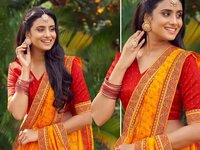 Nizra Fabric Moss Chiffon print Sarees by Kiyra Sarees