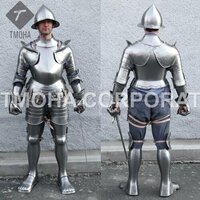 Medieval Full Suit of Knight Armor Suit Templar Armor Costumes Ancient Armor Suit Wearable Knight Armor Suit AS0108
