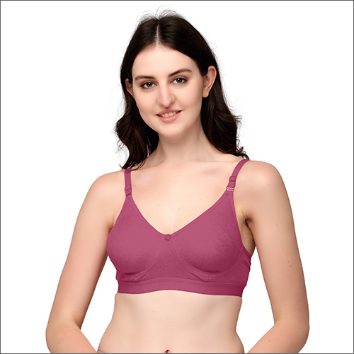 Ex Venice Indian Bra - Cotton Fabric Size 30-44 Pink Color | Unlined Design Easy to Wash and Dry Comfortable for Daily Wear