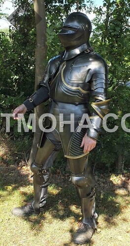 Medieval Full Suit of Knight Armor Suit Templar Armor Costumes Ancient Armor Suit Wearable Gothic Full Armor Suit AS0113