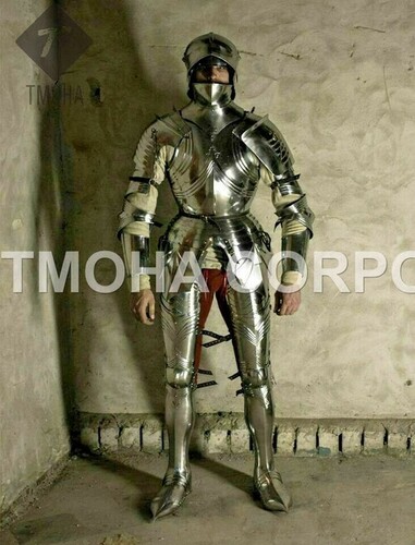 Medieval Full Suit of Knight Armor Suit Templar Armor Costumes Ancient Armor Suit Wearable Gothic Full Armor Suit AS0117