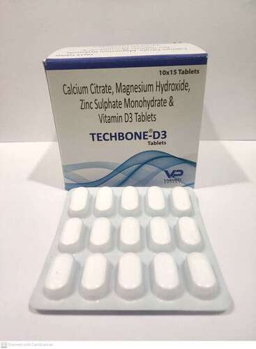 calcium citrate vitamin d3  magnisium zinc tab TECHBONE-D3