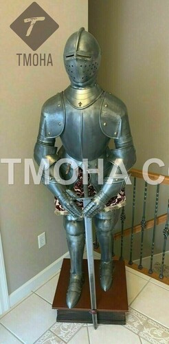 Medieval Full Suit of Knight Armor Suit Templar Armor Costumes Ancient Armor Suit Wearable Knight Armor Suit AS0122