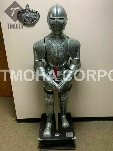 Medieval Full Suit of Knight Armor Suit Templar Armor Costumes Ancient Armor Suit Wearable Knight Armor Suit AS0130