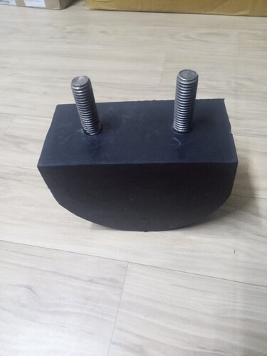 DOUBLE BOLTED RUBBER BUFFER FOR EOT CRANE