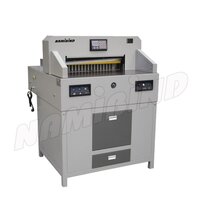 Double Hydraulic Paper Cutting Machine - 520 X 20mm Cutting Width | Fully Automatic, Computerized Control, Electric Drive, 1-year Warranty, 284kg Weight