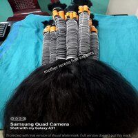 Unprocessed Natural Bulk Human Hair Extensions