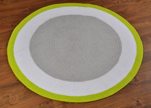 Round Crochet Rug 103