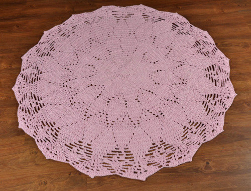 Round Crochet Rug 104