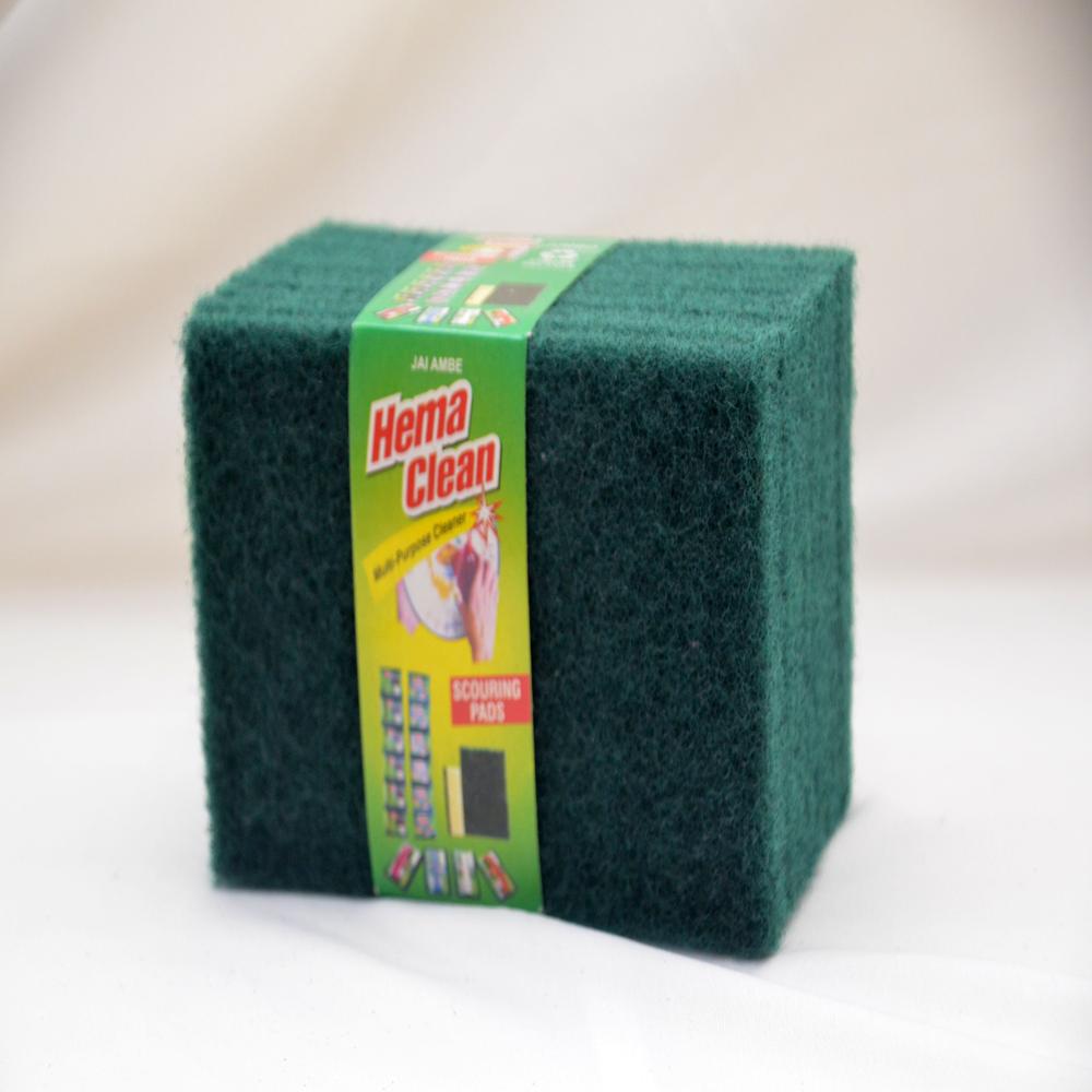 Kitchen Scouring Pad - Durable Non-scratch Material | Ideal For Stubborn Stains, Ergonomic Design, Multi-purpose Use