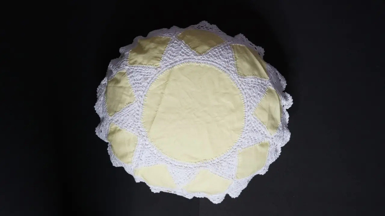Hand made Linen lace cushion cover in 3 different variants of Size