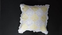 Hand made Linen lace cushion cover in 3 different variants of Size