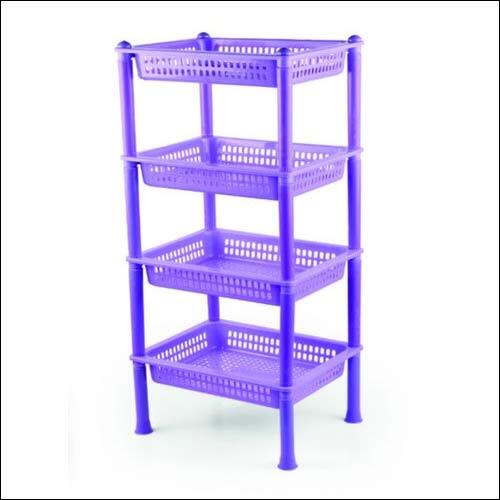 Blue 4 Tire Vegetable Rack