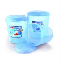 Clear Plastic Storage Container Set