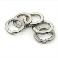 Stainless Steel Spring Washer - Durable Polished Stainless Steel, Split Lock Split Ring Design For Industrial Vibration Resistance