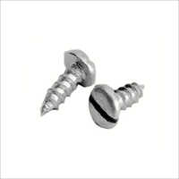Pan Self Slotted Tapping Screw - Polished Stainless Steel, High Quality, Wide Head With Flat Bearing Surface