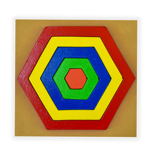 Hexagon Puzzle - Size And Shape Sorter