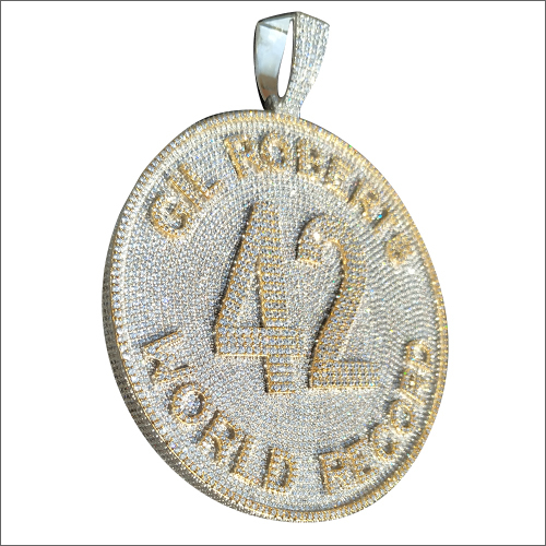 Mens Round Pendants Size: Customized