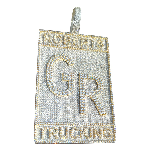 Mens Rectangular Pendants Size: Customized